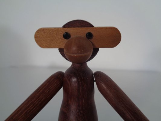 Teak Monkeys by Kay Bojesen, 1950s, Set of 2-RDW-699781