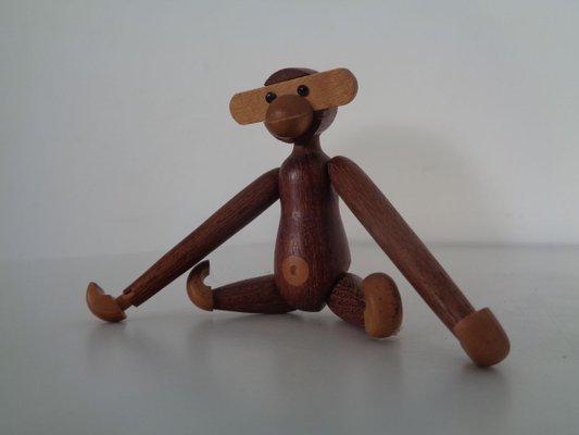 Teak Monkeys by Kay Bojesen, 1950s, Set of 2-RDW-699781