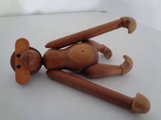 Teak Monkeys by Kay Bojesen, 1950s, Set of 2-RDW-699781