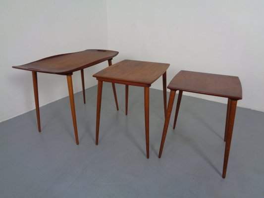 Teak Nesting Tables by Jens Quistgaard for Nissen, 1960s, Set of 3-RDW-837573