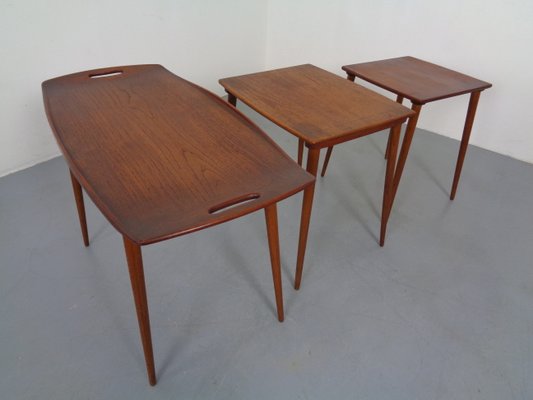 Teak Nesting Tables by Jens Quistgaard for Nissen, 1960s, Set of 3-RDW-837573