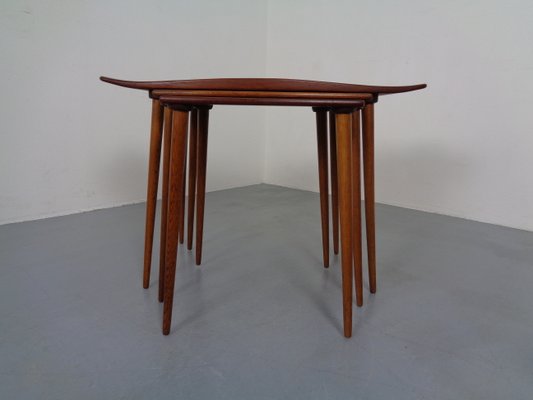 Teak Nesting Tables by Jens Quistgaard for Nissen, 1960s, Set of 3-RDW-837573