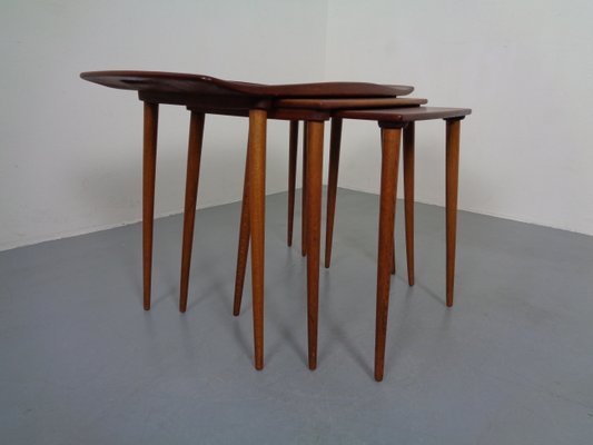 Teak Nesting Tables by Jens Quistgaard for Nissen, 1960s, Set of 3-RDW-837573