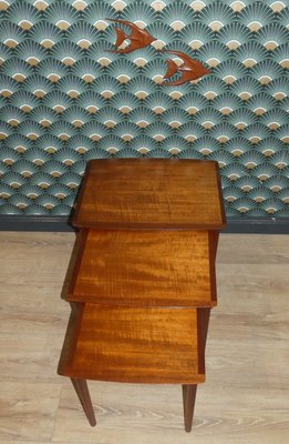 Teak Nesting Tables from Mobelintarsia, 1960s, Set of 3-AFE-935834