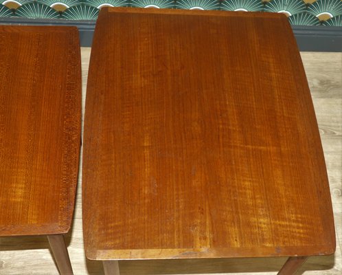 Teak Nesting Tables from Mobelintarsia, 1960s, Set of 3-AFE-935834