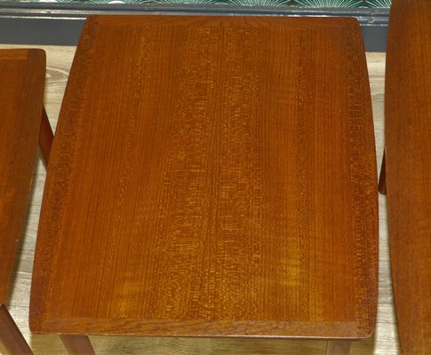 Teak Nesting Tables from Mobelintarsia, 1960s, Set of 3-AFE-935834