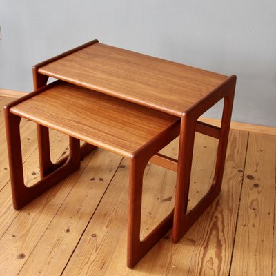 Teak Nesting Tables from Salin Nyborg, 1960s, Set of 2-SY-958003