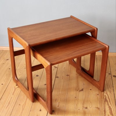 Teak Nesting Tables from Salin Nyborg, 1960s, Set of 2-SY-958003