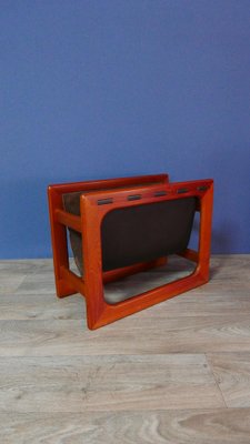 Teak Newspaper Rack by Aksel Kjersgaard for Salin Möbler, Denmark, 1960s-KK-1807001