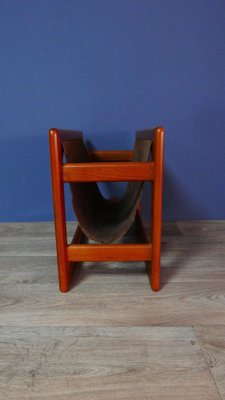 Teak Newspaper Rack by Aksel Kjersgaard for Salin Möbler, Denmark, 1960s-KK-1807001