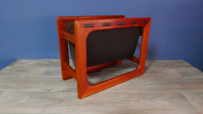 Teak Newspaper Rack by Aksel Kjersgaard for Salin Möbler, Denmark, 1960s-KK-1807001