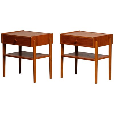 Teak Nightstands from Carlström & Co Mobelfabrik, Set of 2-JE-853820