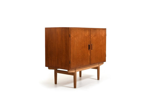 Teak & Oak Cabinet by Børge Mogensen for Søborg, 1950s