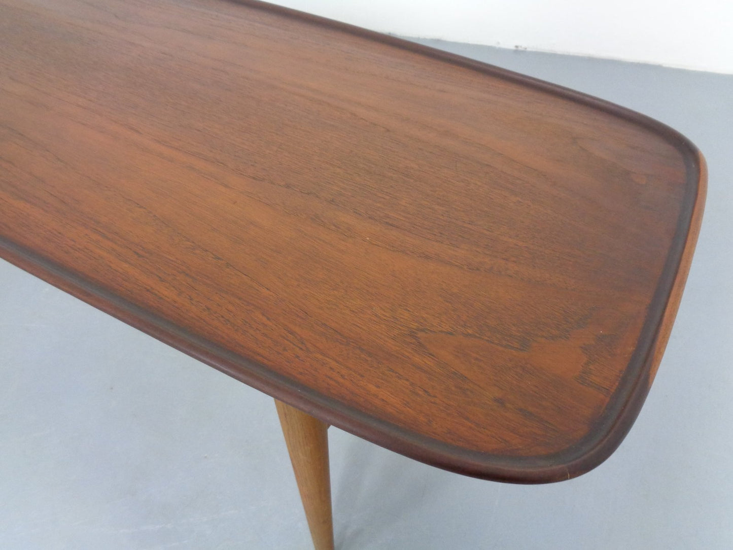 Teak & Oak Coffee Table by Børge Mogensen for Fredericia Stolefabrik, 1950s