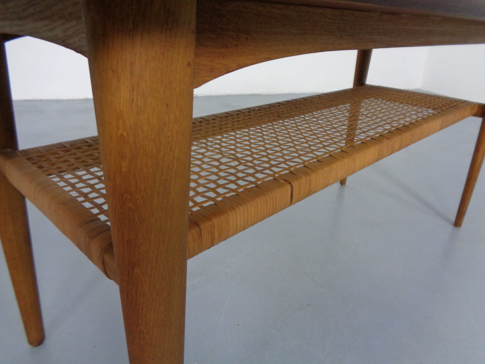 Teak & Oak Coffee Table by Børge Mogensen for Fredericia Stolefabrik, 1950s