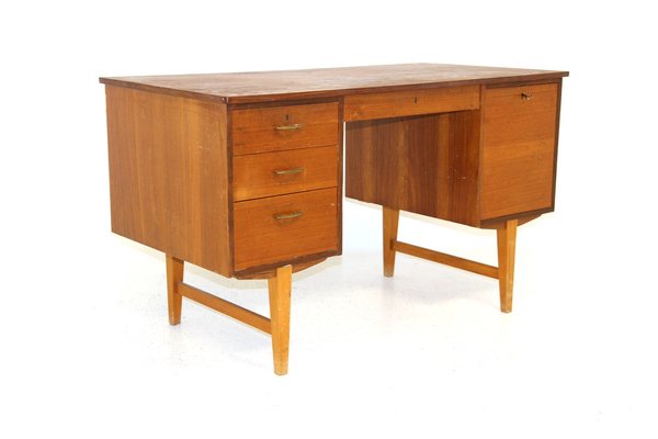 Teak Office Desk, Denmark, 1960-GEK-1240595