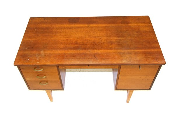 Teak Office Desk, Denmark, 1960-GEK-1240595