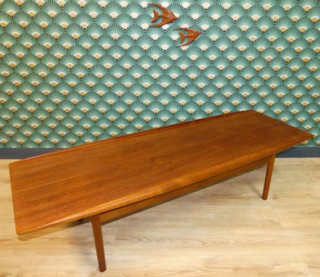 Teak Oiled Coffee Table by Grete Jalk for Poul Jeppesen, 1960s-AFE-866741