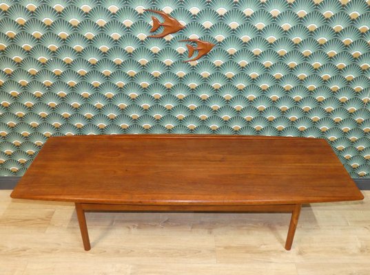 Teak Oiled Coffee Table by Grete Jalk for Poul Jeppesen, 1960s-AFE-866741