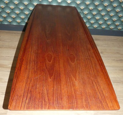 Teak Oiled Coffee Table by Grete Jalk for Poul Jeppesen, 1960s-AFE-866741