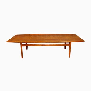 Teak Oiled Coffee Table by Grete Jalk for Poul Jeppesen, 1960s-AFE-866741