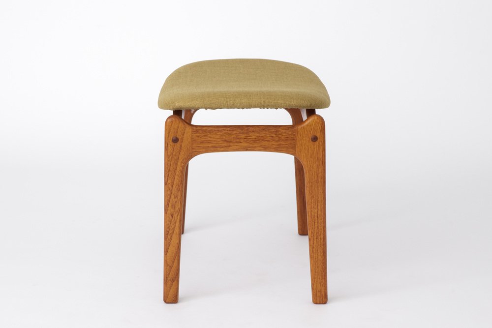 Teak Ottoman by Erik Buch for Od Mobler, 1960s