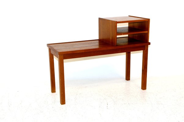 Teak Phone Bench, Sweden, 1960s-GEK-1029200