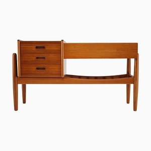 Teak Planter Bench attributed to Arne Wahl Iversen, Denmark, 1960s-TZ-1454068