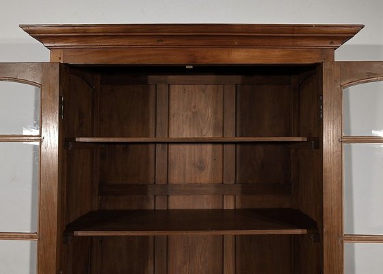 Teak Pondicherry Showcase Display Bookcase, 1900s-RVK-1798787