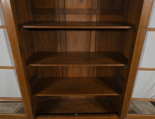 Teak Pondicherry Showcase Display Bookcase, 1900s-RVK-1798787