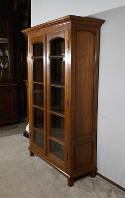 Teak Pondicherry Showcase Display Bookcase, 1900s-RVK-1798787