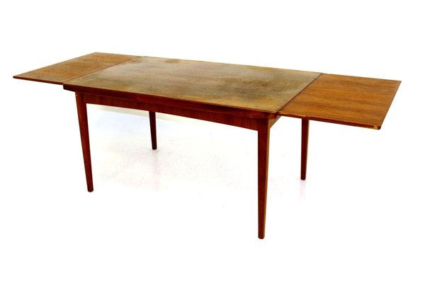 Teak Portfolio Dining Table, Denmark, 1960s-GEK-932913