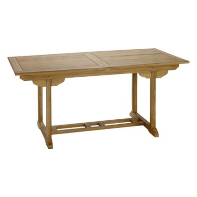 Teak Rectangular Foldable Dining Table-PSK-1002451