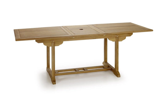 Teak Rectangular Foldable Dining Table