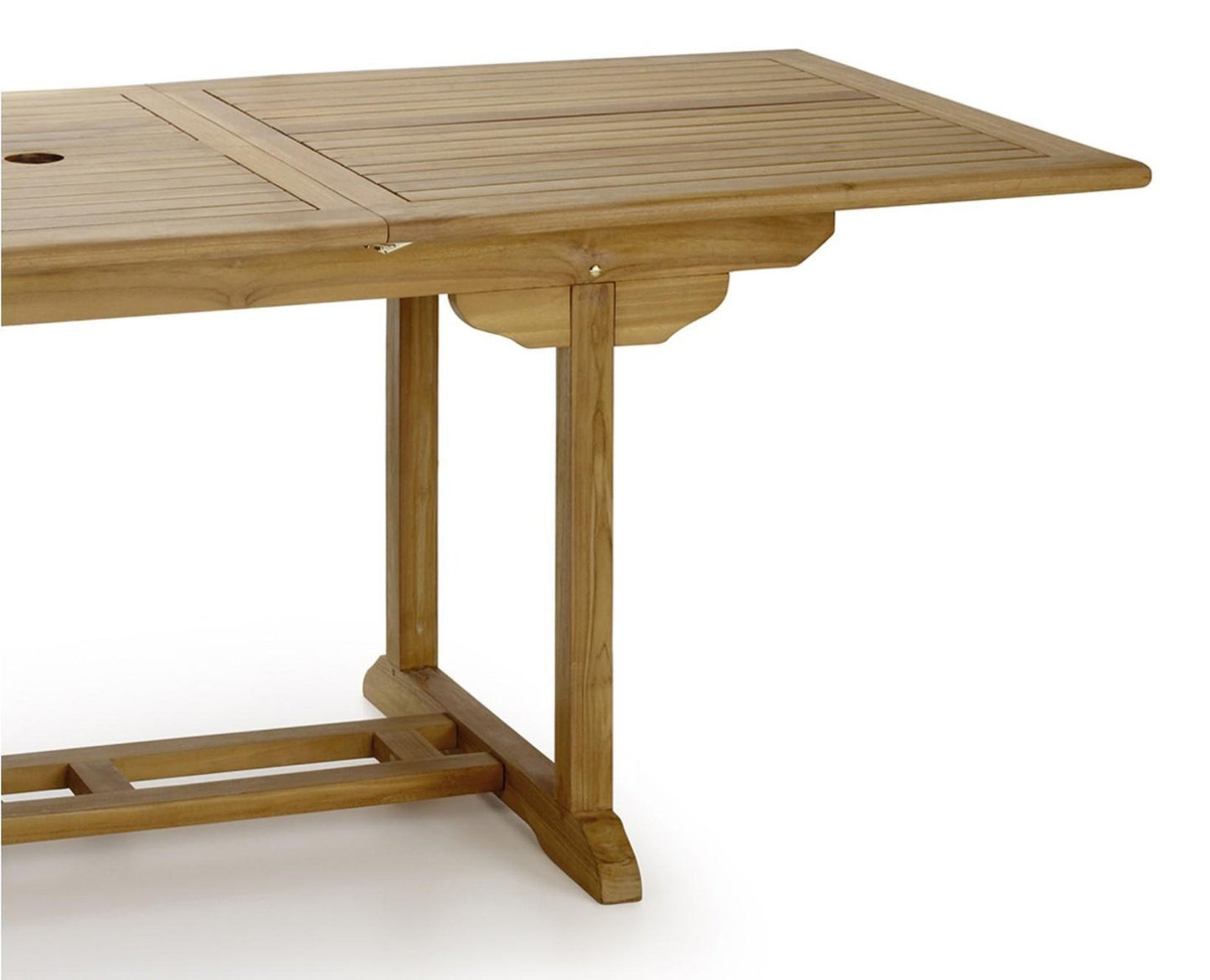 Teak Rectangular Foldable Dining Table-PSK-1002451