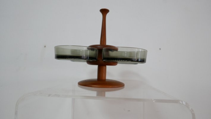 Teak Rotating Lazy Susan from Digsmed, Denmark, 1970s-KK-1332050