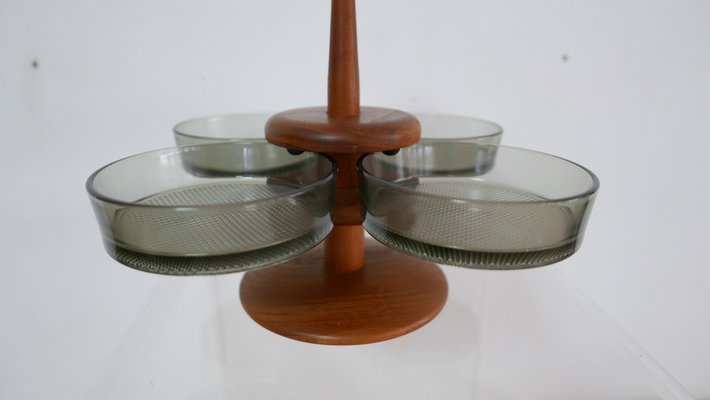 Teak Rotating Lazy Susan from Digsmed, Denmark, 1970s-KK-1332050