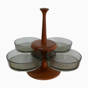 Teak Rotating Lazy Susan from Digsmed, Denmark, 1970s-KK-1332050