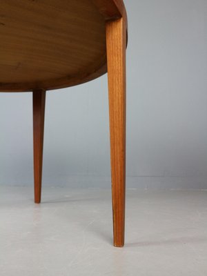 Teak Round Coffee Table by Severin Hansen for Haslev Mobelfabrik attributed to Bovenkamp, 1960s-DT-2026305