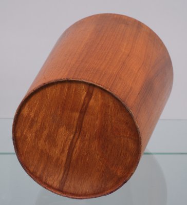 Teak Round Paper Basked, Sweden, 1960s-GCG-1772490