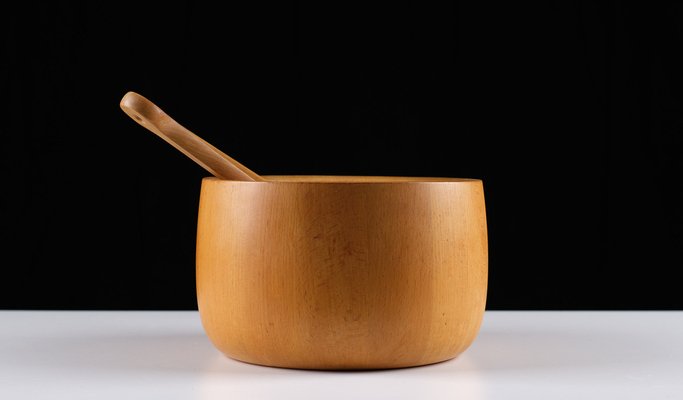 Teak Salad Bowl and Utensils by Richard Nissen, Denmark, 1962, Set of 3-GCG-1451432