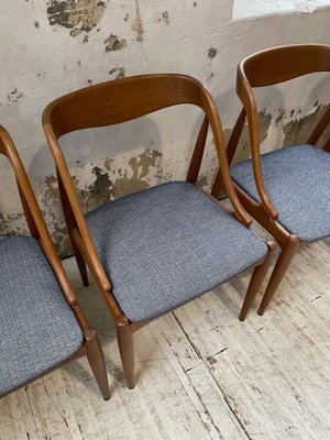 Teak Samcom Chairs by Johannes Andersen for Uldum Mobelfabrik, Set of 6-LCU-1251689