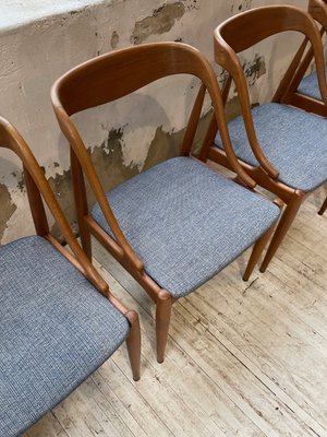 Teak Samcom Chairs by Johannes Andersen for Uldum Mobelfabrik, Set of 6-LCU-1251689