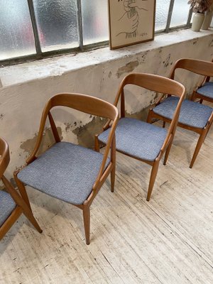 Teak Samcom Chairs by Johannes Andersen for Uldum Mobelfabrik, Set of 6-LCU-1251689