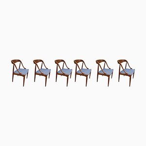 Teak Samcom Chairs by Johannes Andersen for Uldum Mobelfabrik, Set of 6-LCU-1251689