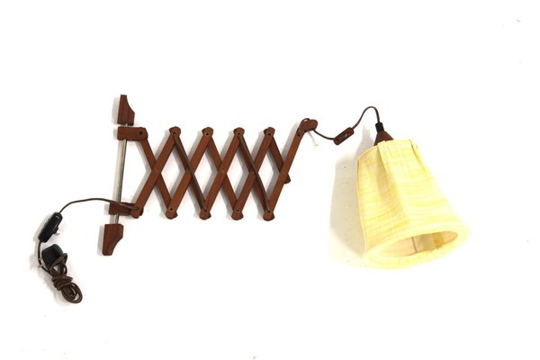 Teak Sconce from SAX Lamp, Denmark, 1950s-GEK-1763101