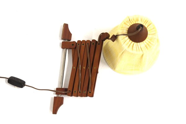 Teak Sconce from SAX Lamp, Denmark, 1950s-GEK-1763101