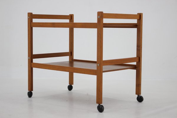 Teak Serving Trolley, Denmark, 1960s-TZ-1423398