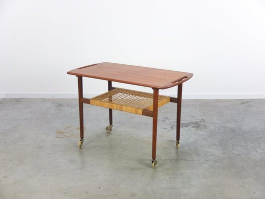 Teak Serving Trolley in the style of Johannes Andersen, 1960s-MHV-1744981