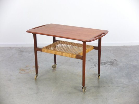 Teak Serving Trolley in the style of Johannes Andersen, 1960s-MHV-1744981